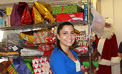 Christmas gifts delivered to patients